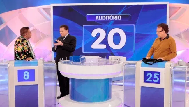 Agnaldo Timóteo e Moacyr Franco no Programa Silvio Santos