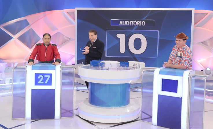 Faxinildo e Batoré no Programa Silvio Santos