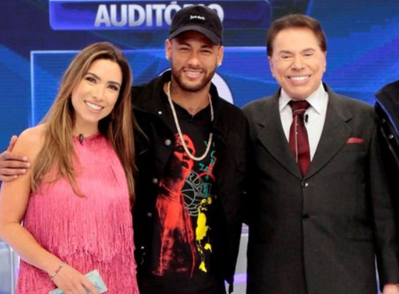 Neymar e Patrícia Abravanel no Programa Silvio Santos