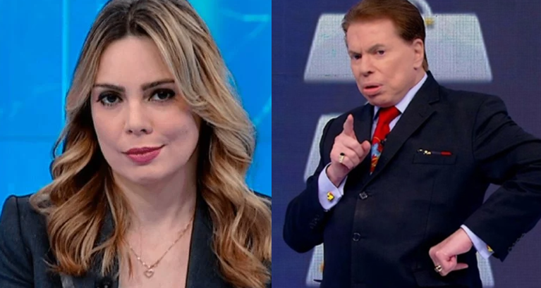 Rachel e Silvio Santos