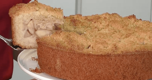 Torta Crocante com Maças