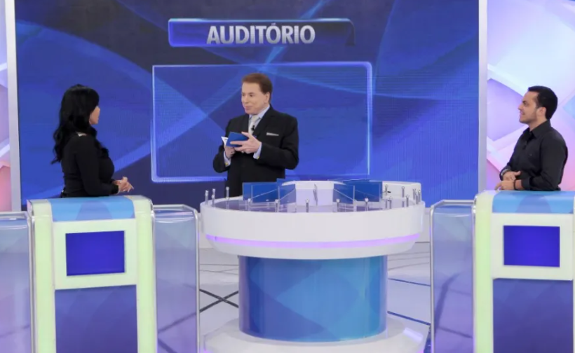 Gretchen e Thammy Miranda no Programa Silvio Santos