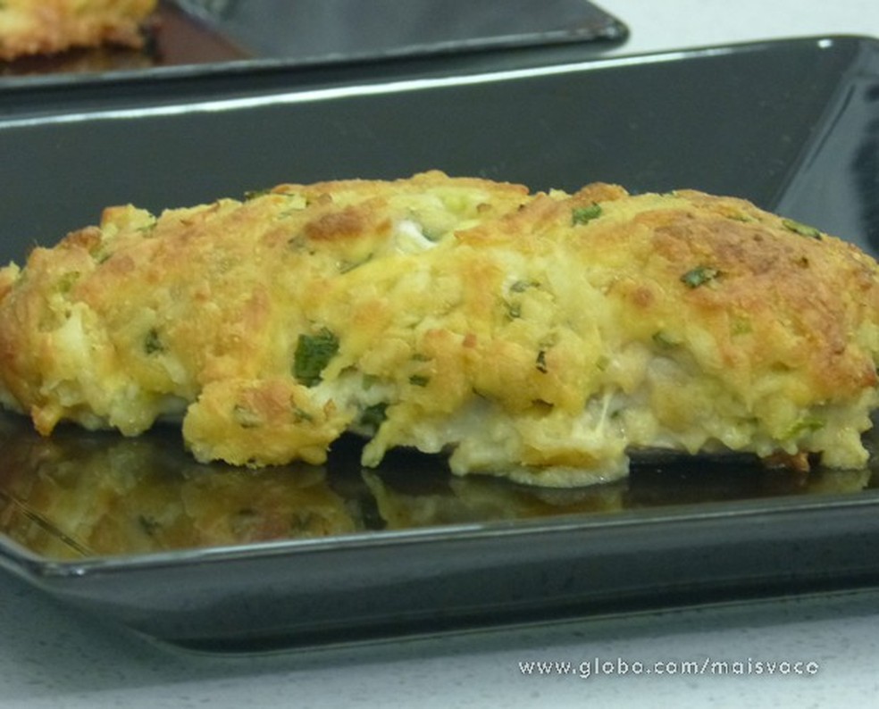 Frango com Crosta de Queijo