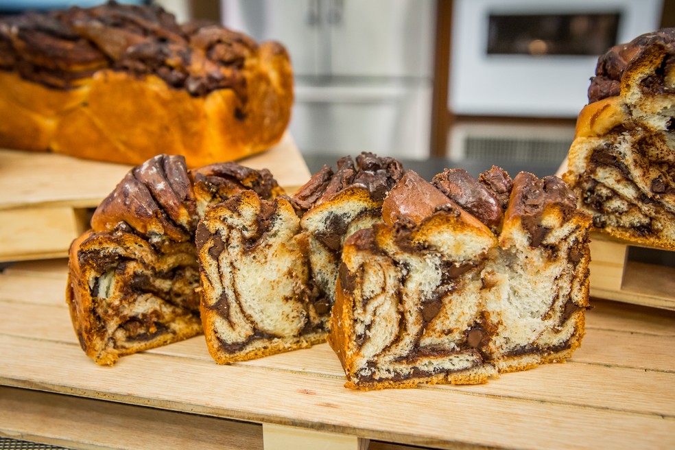 Pão com Creme de Avelã (Babka)