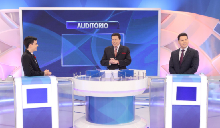 Dudu Camargo e Marcao do Povo no Programa Silvio Santos