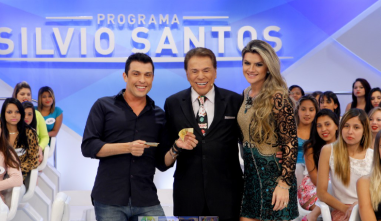 Ceara e Mirella no Programa Silvio Santos