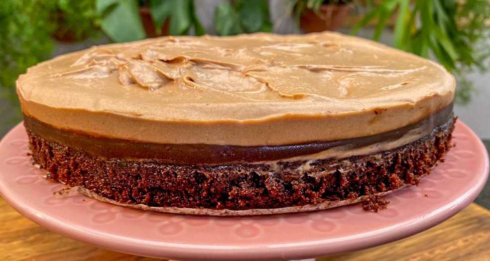 Bolo de Chocolate com Caramelo