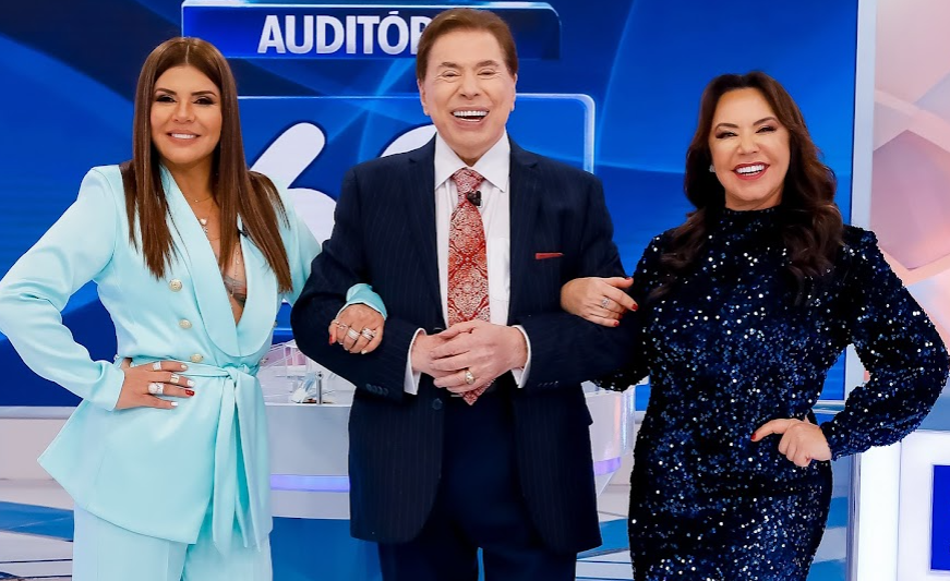 Mara Maravilha e Flor no Programa Silvio Santos