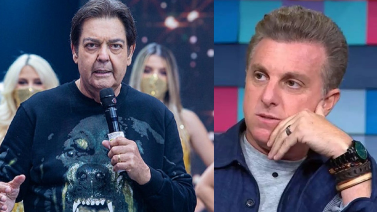 Faustão e Luciano Huck