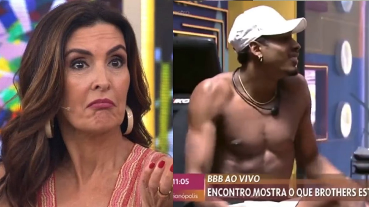 Fátima Bernardes se assusta com palavrão no BBB22