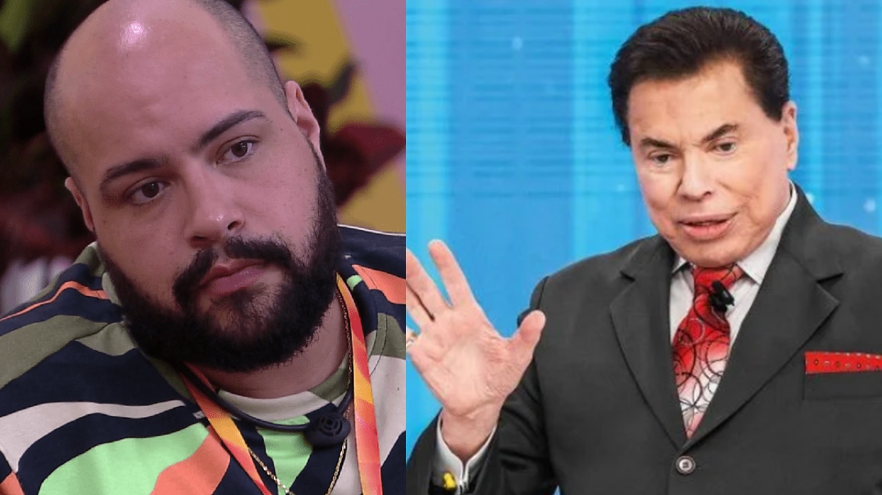 Tiago Abravanel e Silvio Santos no SBT