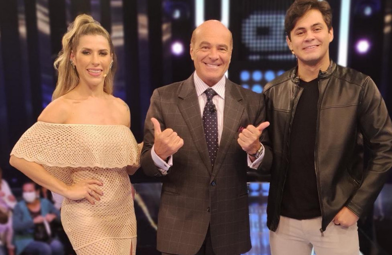 Ana Paula Minerato e Lucas Veloso no Mega Senha