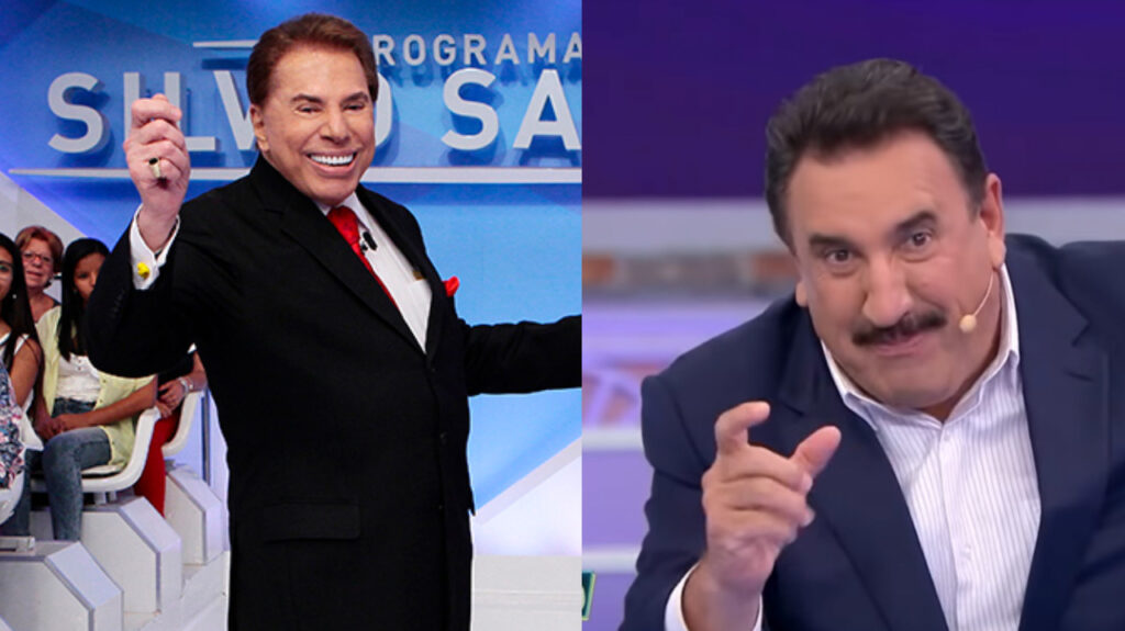 Silvio Santos joga com Ratinho no SBT