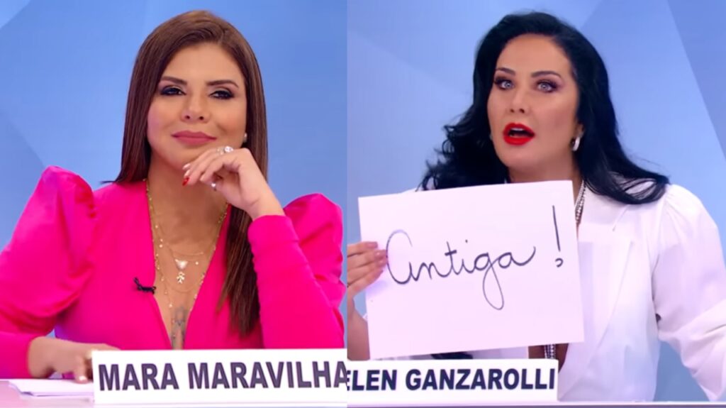 Mara Maravilha e Helen Ganzarolli