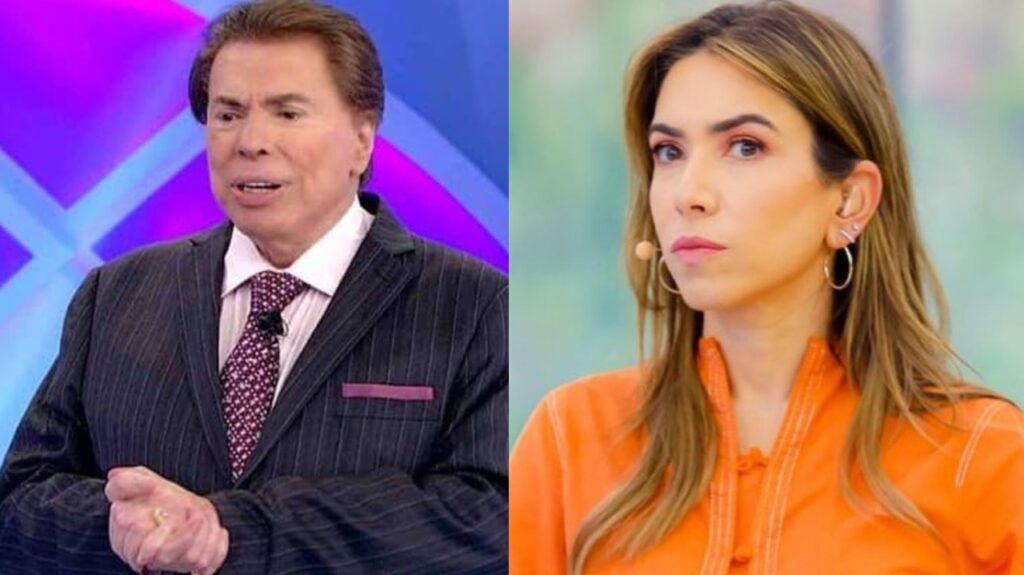 Silvio Santos e Patrícia