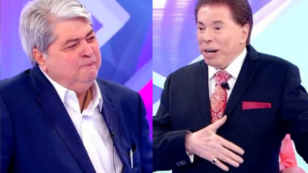 Datena se emociona com Silvio Santos