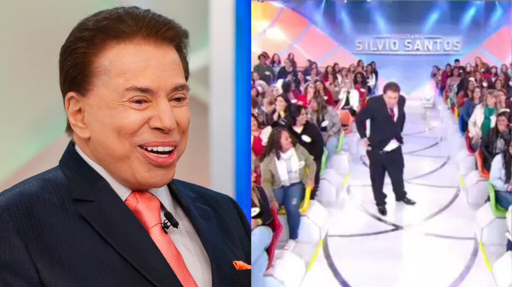 Silvio Santos perde a calça no SBT