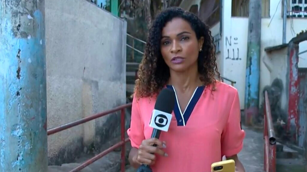 Repórter da Globo é ameaçada ao vivo