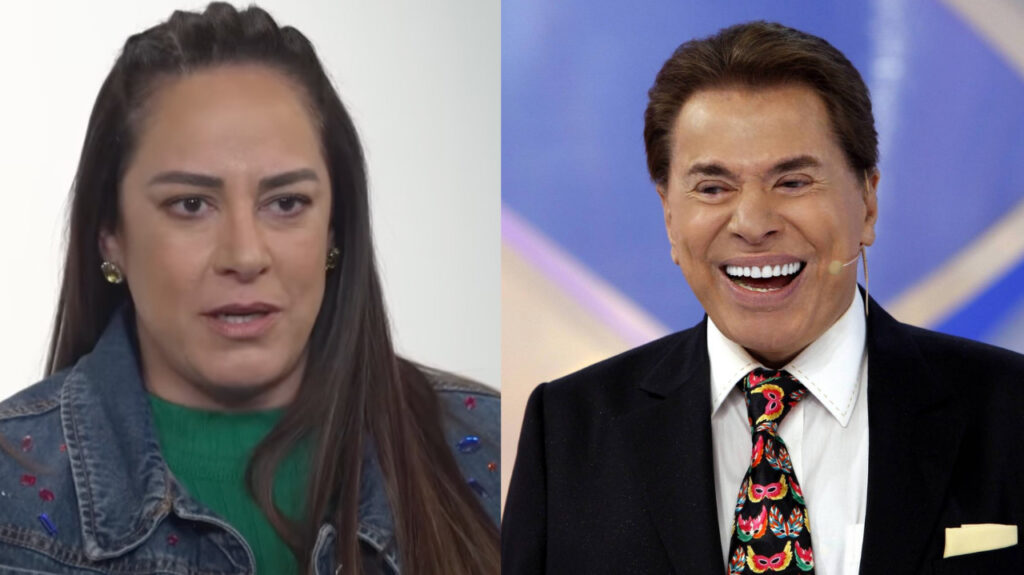 Silvio Santos riu de Silvia Abravanel