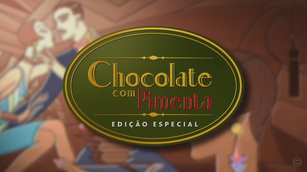 Logotipo de Chocolate com Pimenta