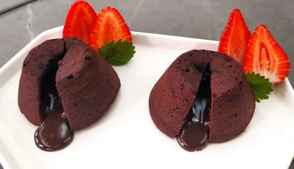 Petit Gateau na Air Fryer