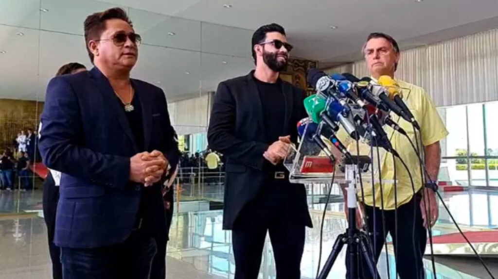 Gusttavo Lima e Leonardo declaram voto em Bolsonaro