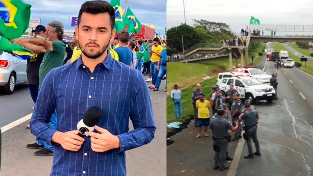 Repórter da Record faz desabafo após ser agredido por bolsonaristas