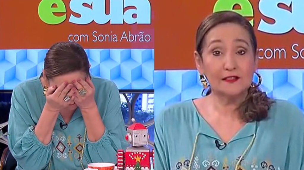 Sonia Abrão comete gafe ao vivo e leva bronca