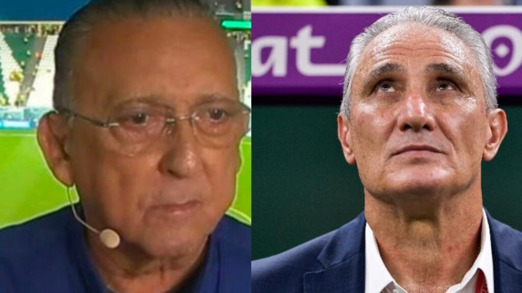 Galvão Bueno detona Tite ao vivo