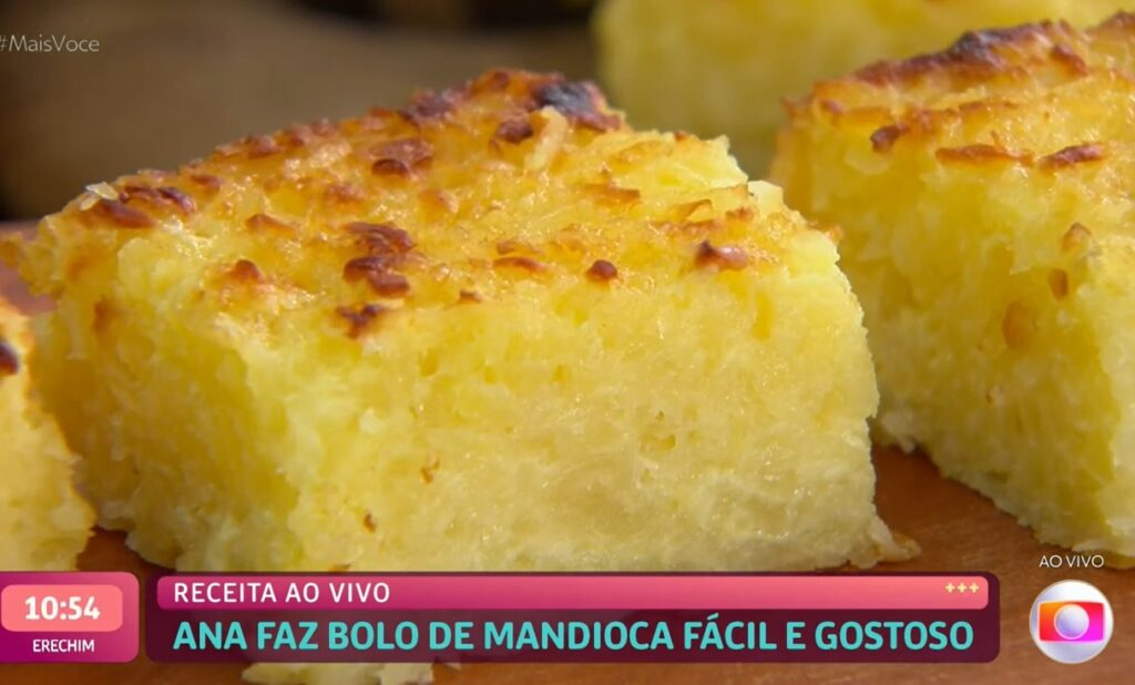 Bolo de mandioca fácil