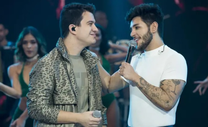 Hugo e Guilherme no Faustão na Band