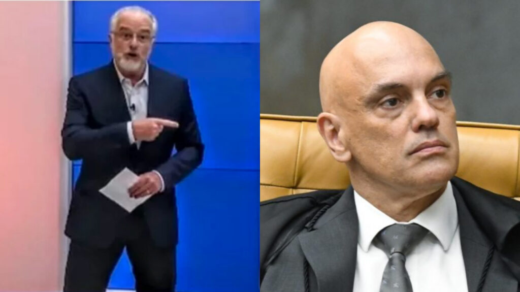 Jornalista do SBT defende bolsonaristas e detona Alexandre de Moraes