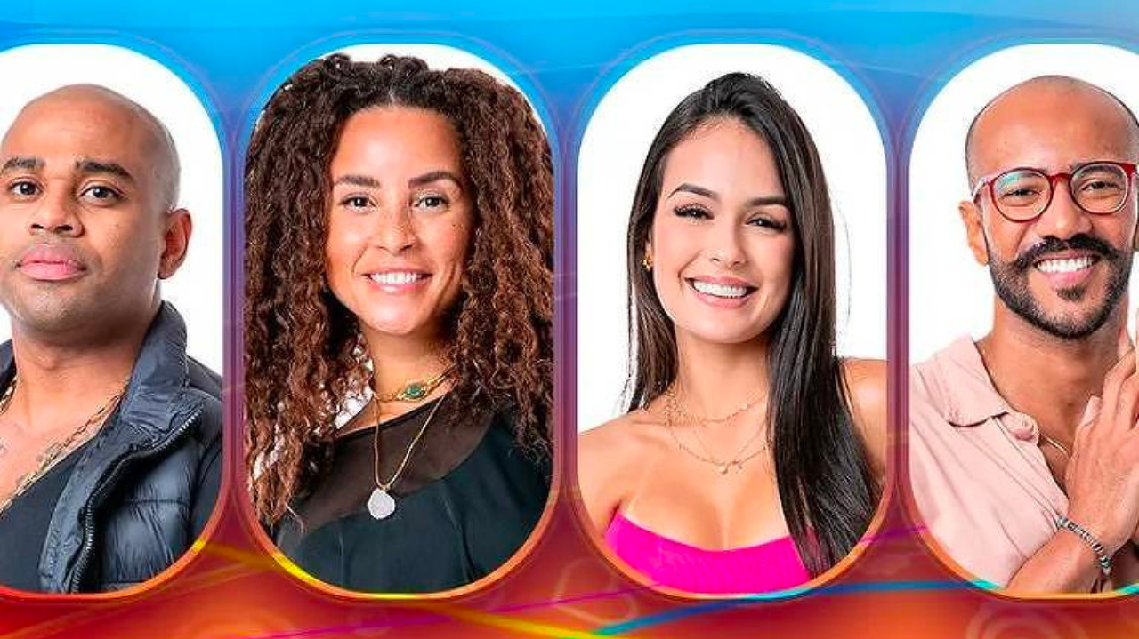 Parcial paredão BBB 23 Cezar x Domitila x Larissa x Ricardo