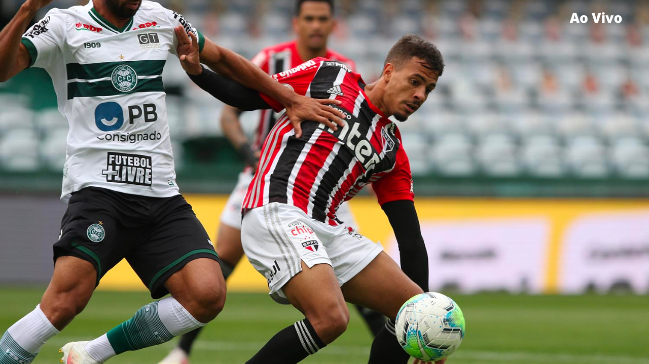 Coritiba x São Paulo ao vivo pelo Campeonato Brasileiro 2023