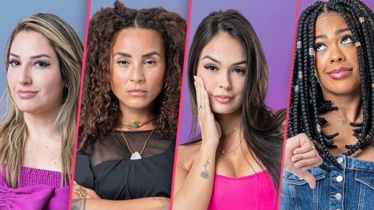 Parcial Paredão BBB 23 Amanda x Domitila x Larissa x Marvvila