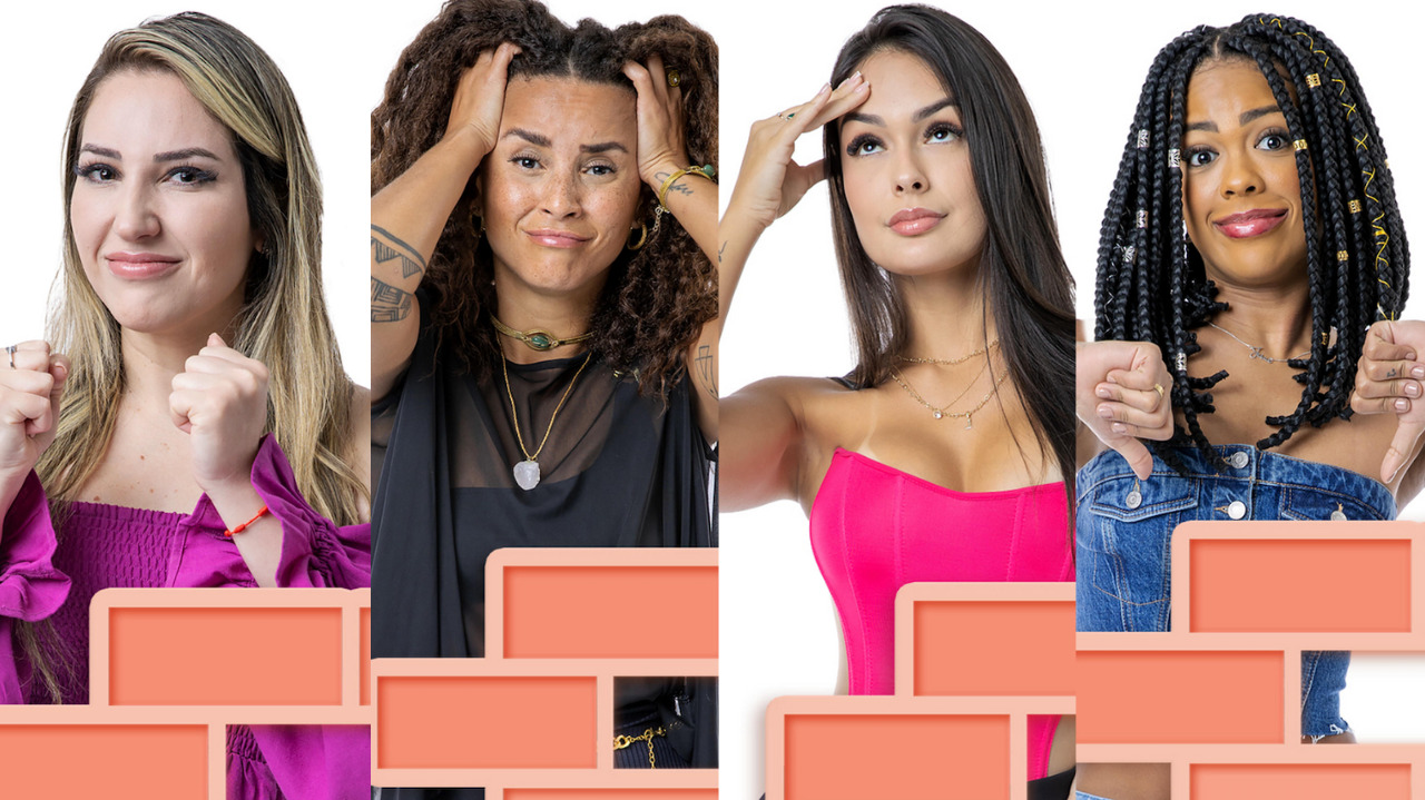 Paredão BBB 23 Amanda x Domitila x Larissa x Marvvila