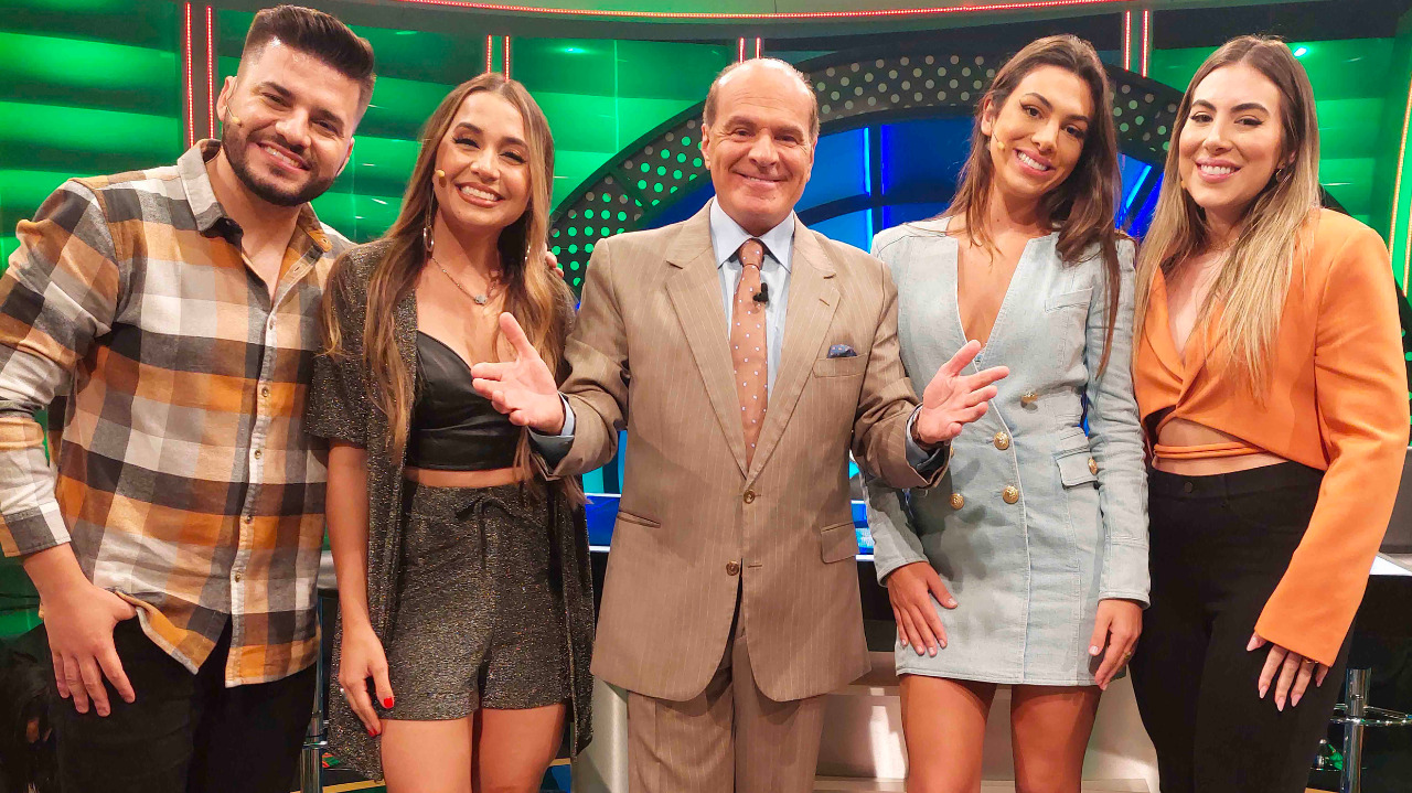 Yanka Barreiros e a dupla Mariana e Mateus em O Céu é o Limite