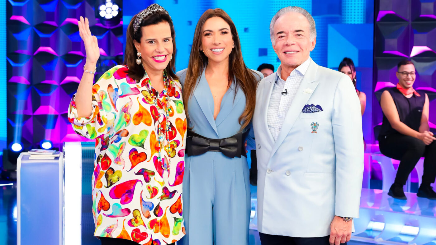 Narcisa e Chiquinho Scarpa no Programa Silvio Santos