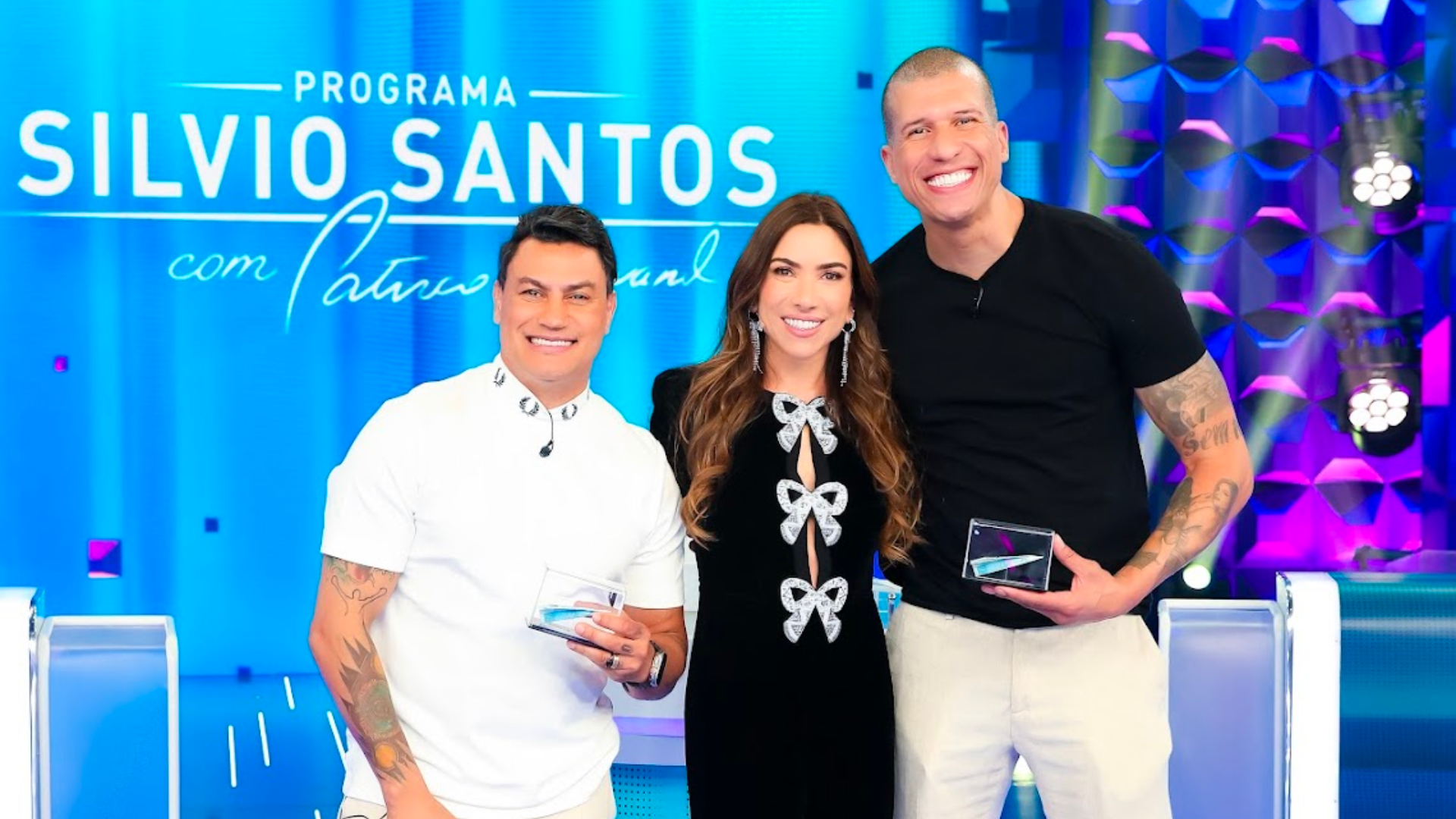 Popó e Douglas ‘Ninja’ no Programa Silvio Santos