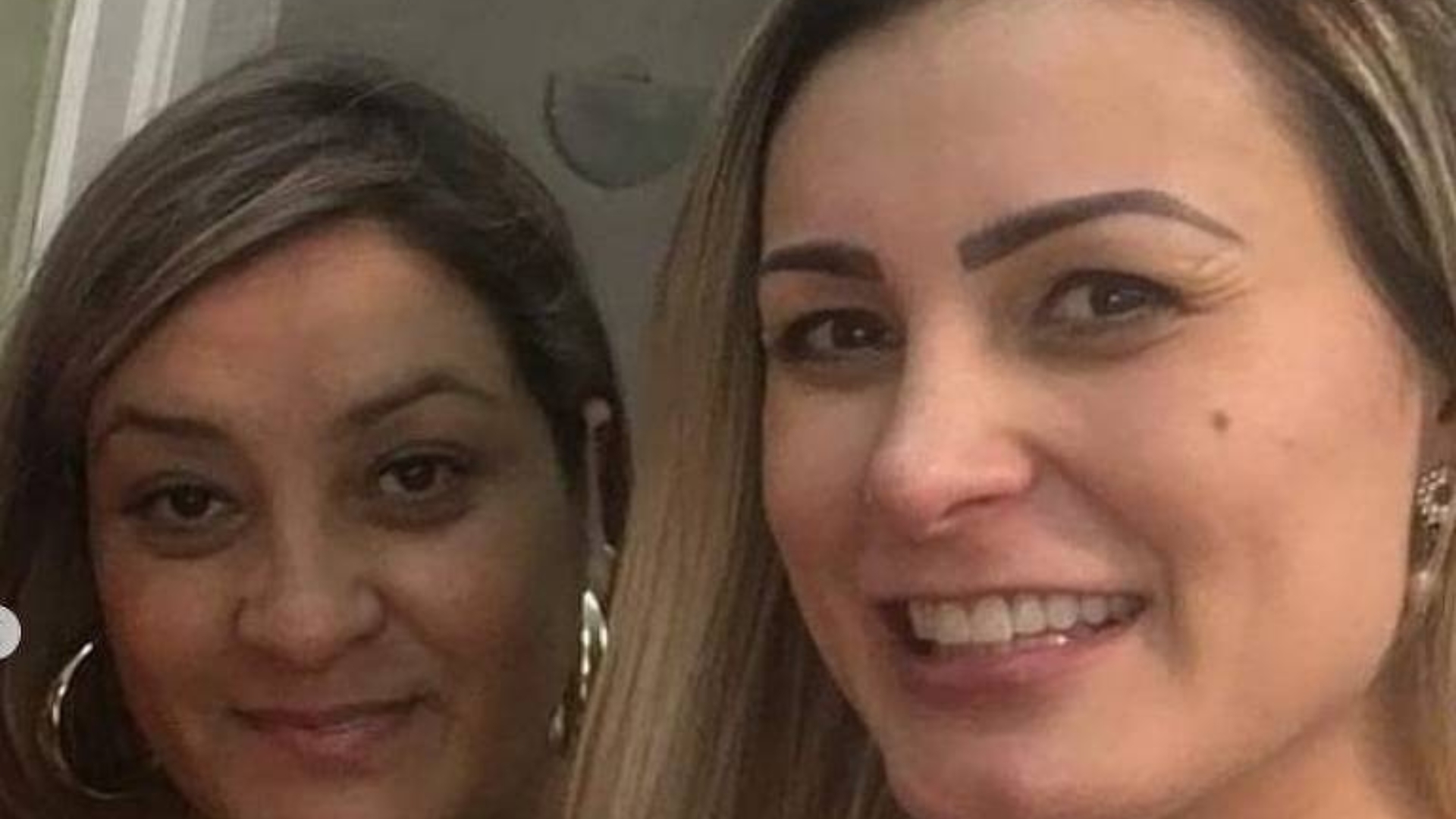 Andressa Urach com a mãe, Marisete