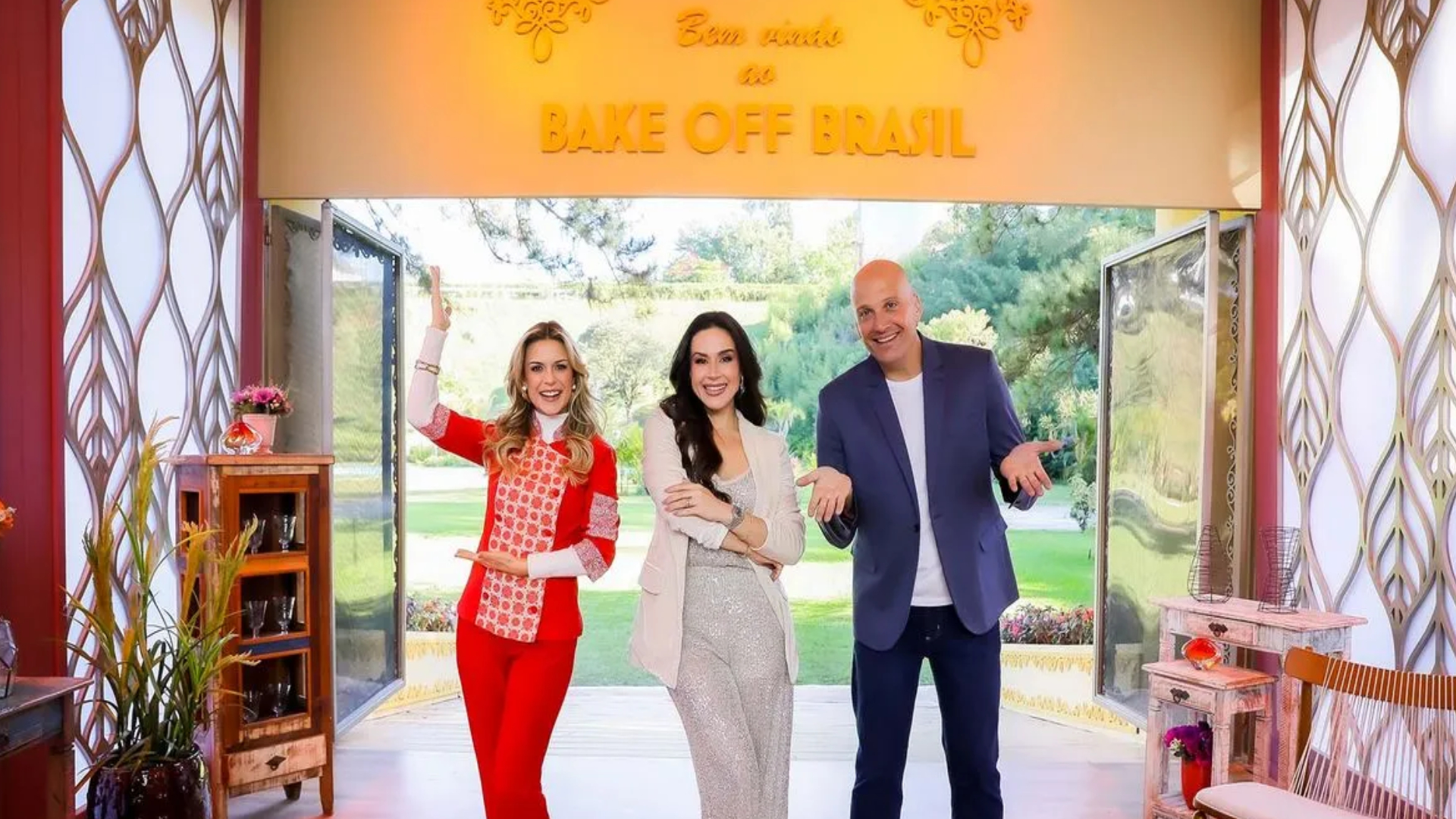 Jurados e apresentadora do Bake Off Brasil - Mão na Massa