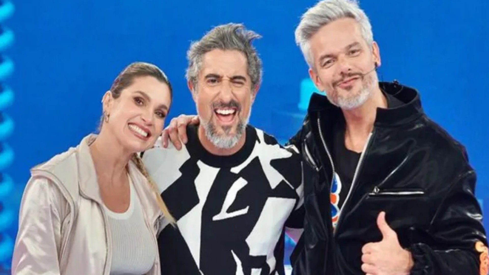 Flávia Alassandra e Otaviano Costa no Caldeirão com Mion