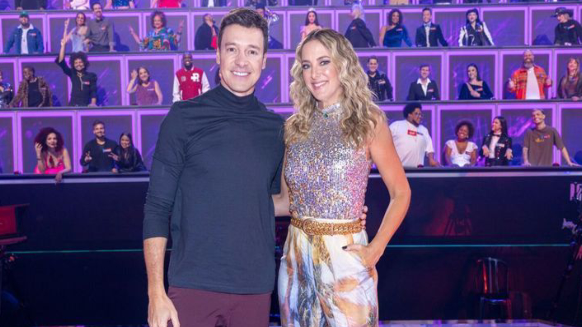 Rodrigo Faro e Ticiane Pinheiro no Canta Comigo Teen 4