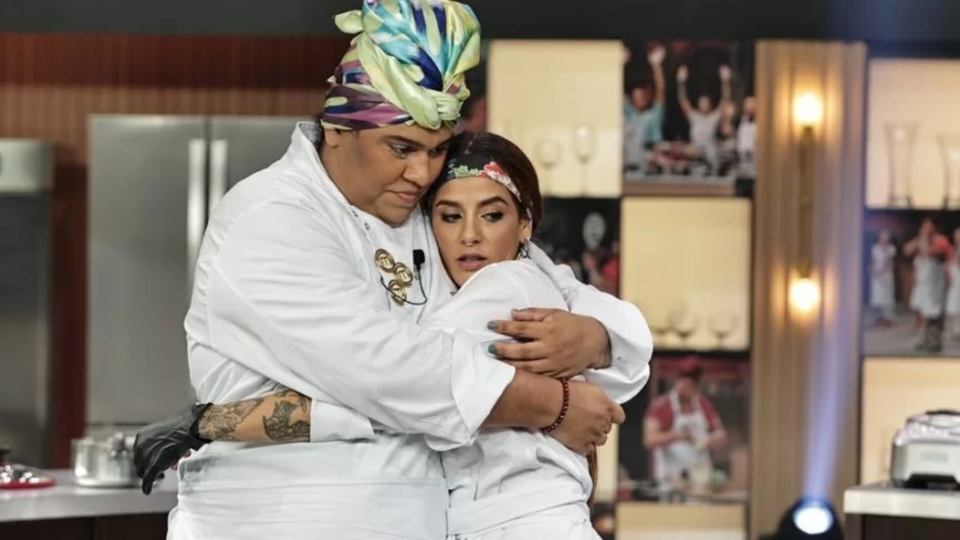 Ana Carolina e Wilton na final do MasterChef Brasil