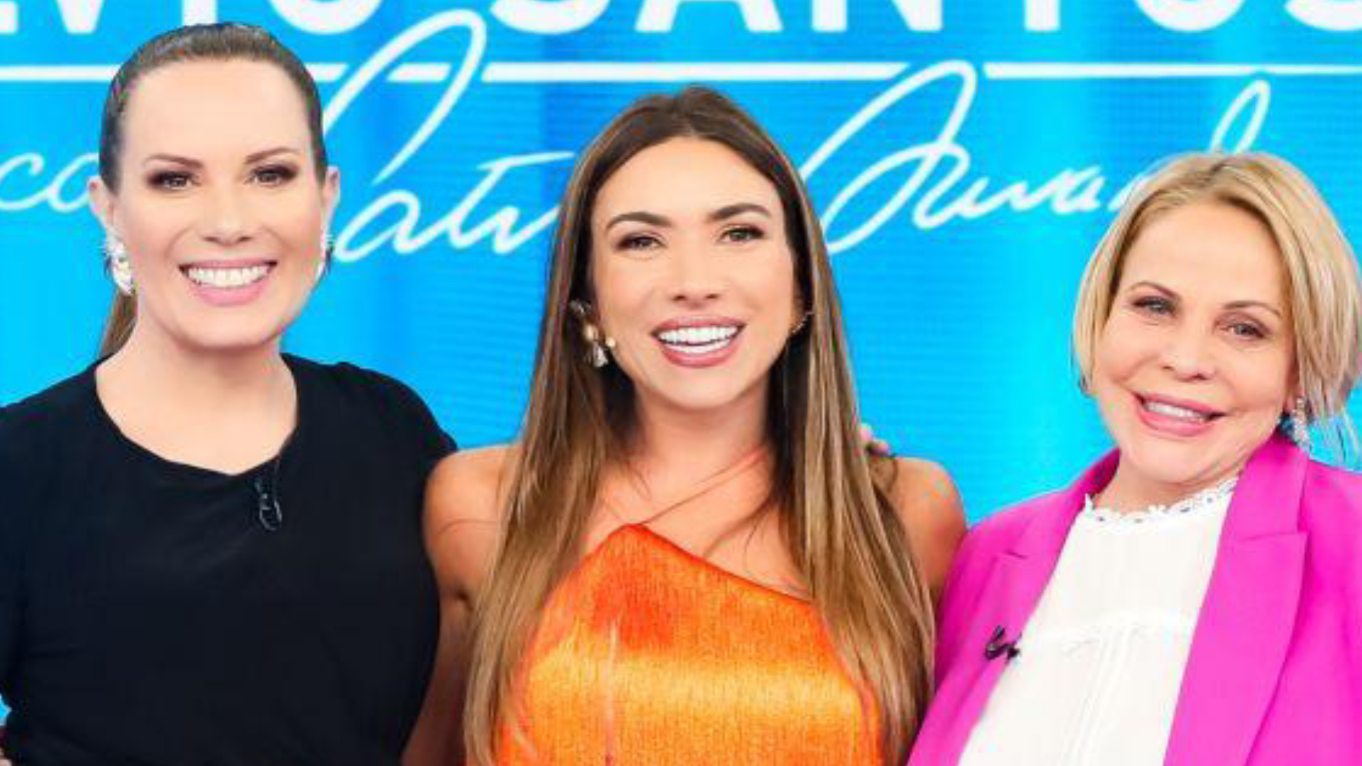 Regina Volpato e Claudete Troiano participam do Programa Silvio Santos