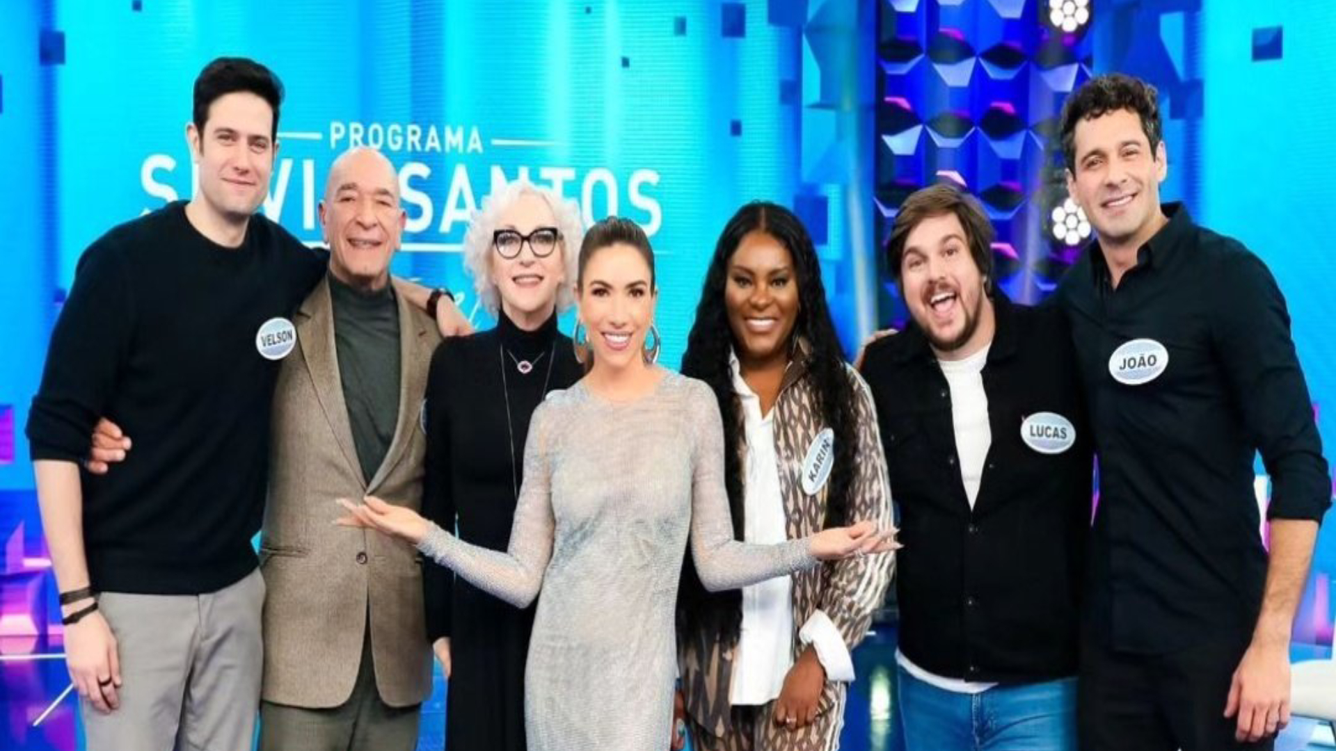 Elenco de Romeu e Julieta no Programa Silvio Santos