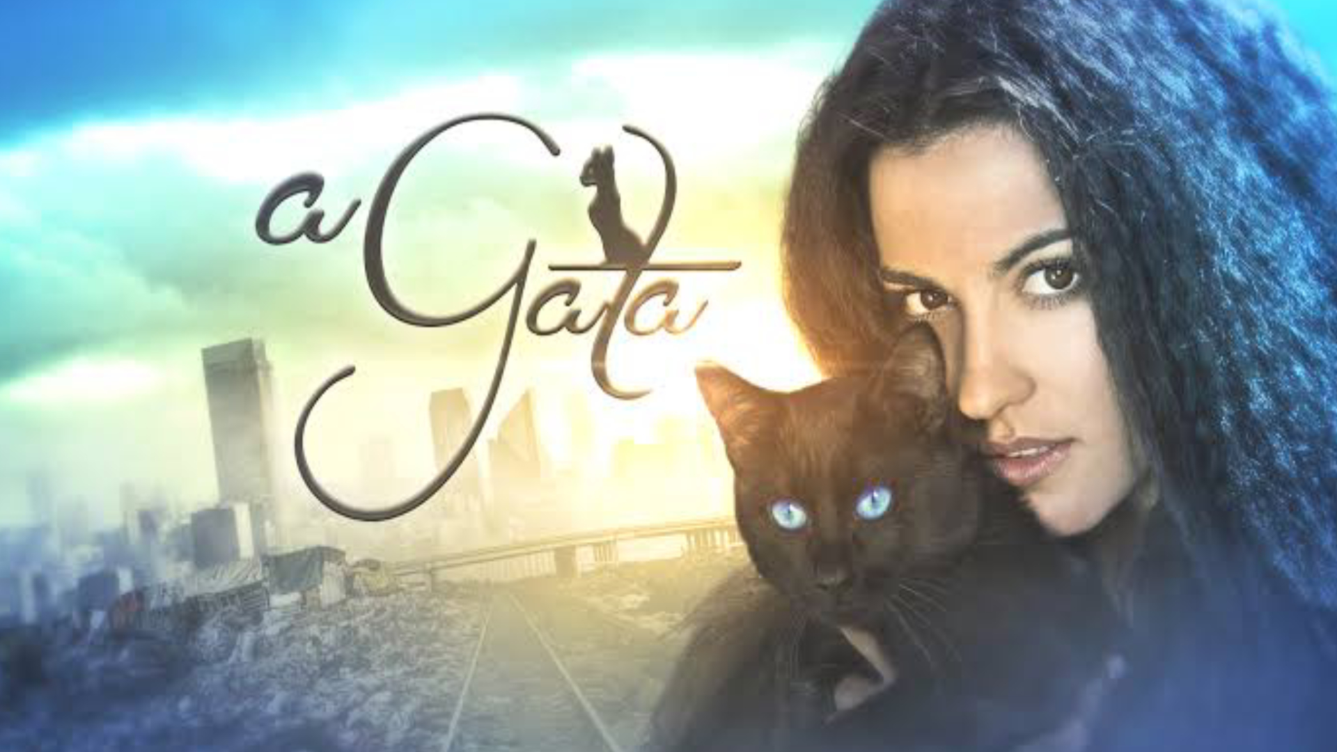 Logo da novela A Gata