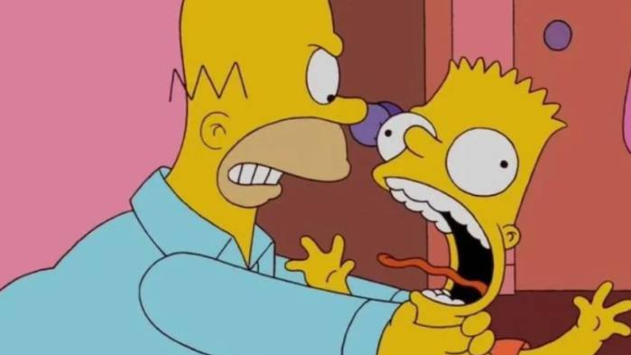 "Tradição" chega ao fim: Homer vai deixar de estrangular Bart em "Os Simpsons" (Créditos: Reprodução)