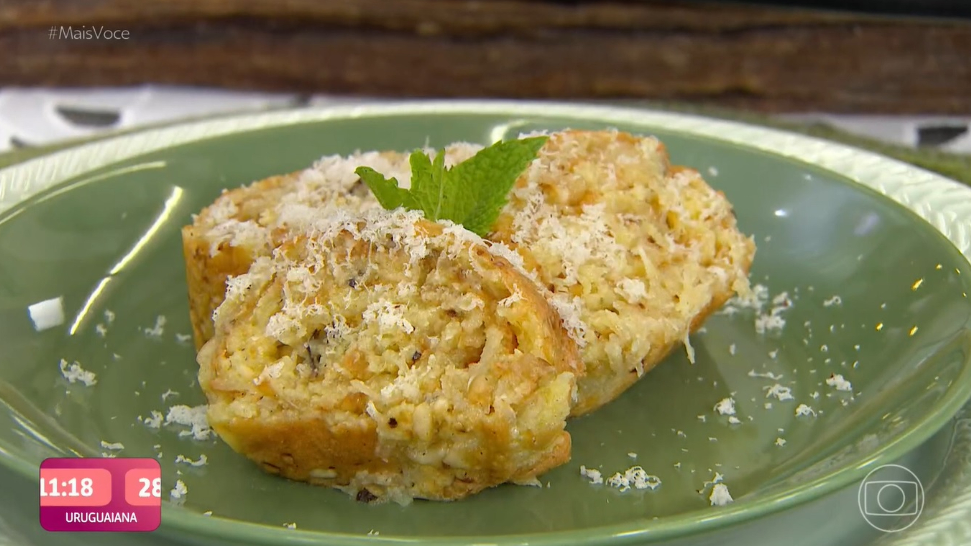 Receita de Bombocado de rolo da Ana Maria Braga