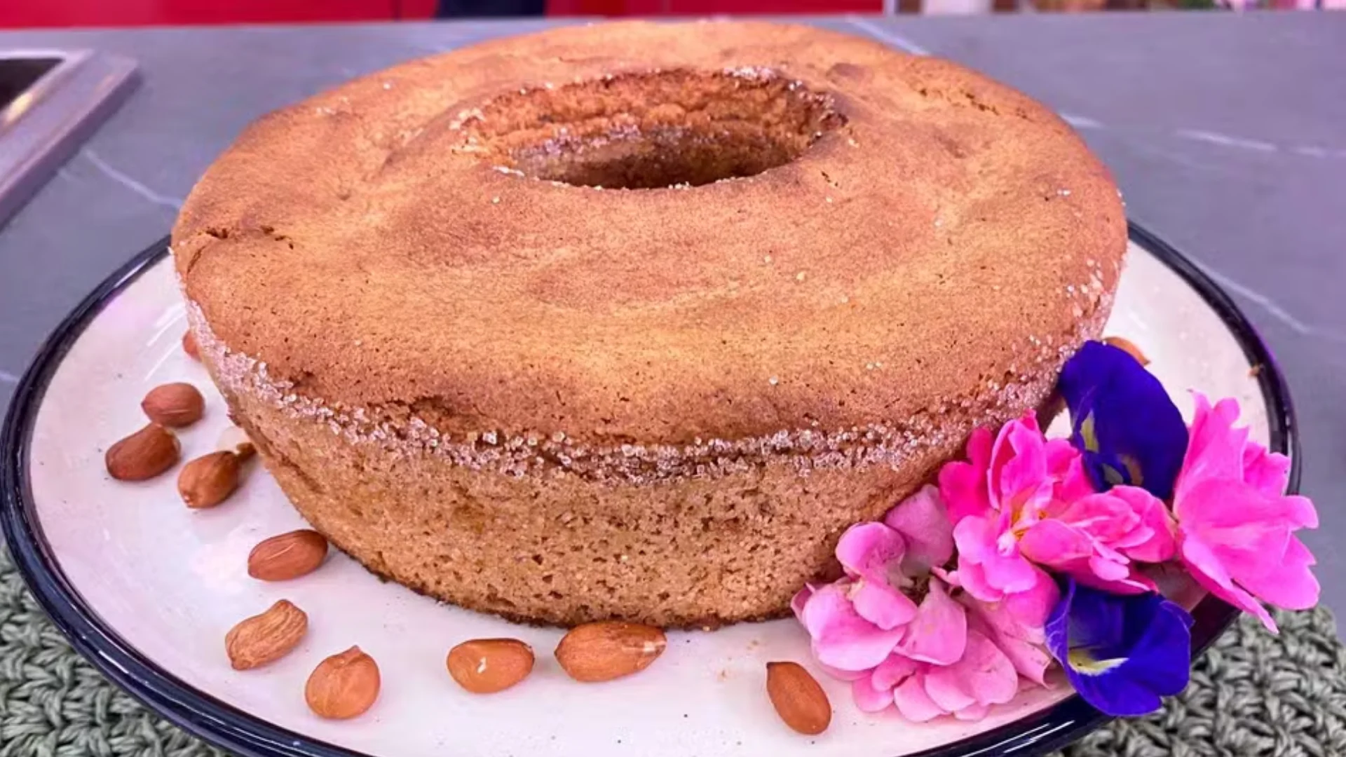 Receita de Bolo de amendoim da Ana Maria Braga